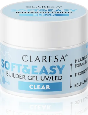 Produktbild von Claresa Aufbaugel Soft&Easy klares Gel 90g