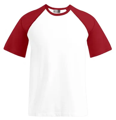 Immagine prodotto di Promodoro - T-shirt con maniche raglan da uomo LT2745 (S) (bianco/rosso)
