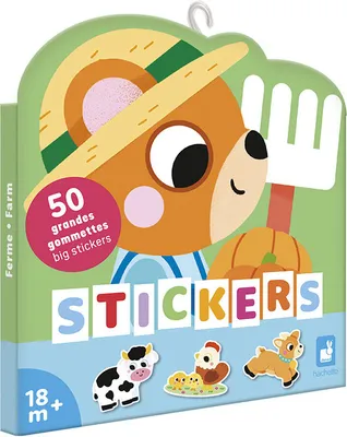 Image de Janod Stickers - 50 Grote Stickers Boerderijdieren