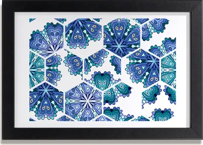 Produktbild von Bild 30x20 MDF-Rahmen, Wandkunst Elemente Mandala