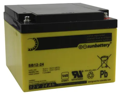 Immagine prodotto di Batteria al piombo-gel SUN (AGM) SB12-24VO 12,0 V 24,0 Ah