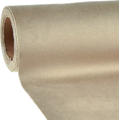 Produktbild von Samt Tischläufer Beige 28x270cm Festlich Dekorativ