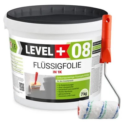 Obrázok produktu pre Sada maliarskych valčekov 10 cm + Tekutá elastická fólia na hydroizoláciu interiéru 7 kg L+08