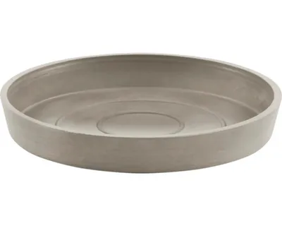 Produktbild von Blumentopf Untersetzer Ecopots Amsterdam Kunststoff Ø 13,8 cm H 2,5 cm taupe
