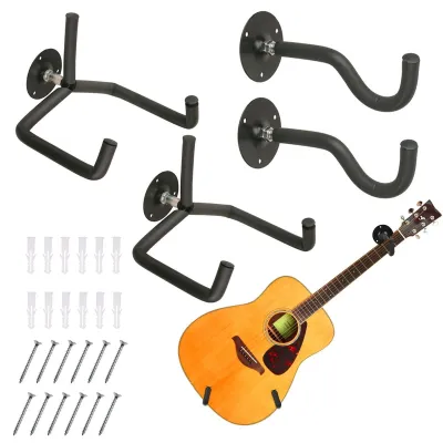 Zdjęcie produktu dla 2 sztuki uchwytów ściennych do gitar i instrumentów