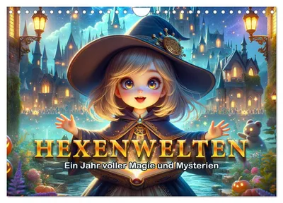 Produktbild von Hexenwelten: Ein Jahr voller Magie und Mysterien (Wandkalender 2027 DIN A4 quer), CALVENDO Monatskalender