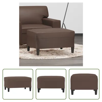 Immagine prodotto di The Living Store Sgabello Marrone 70x55x41 cm in Pelle finta