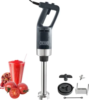Produktbild von Pürriermixer Elektrische Stabmixer 750 W, Hochleistungs-Pürierstab Einstellbare Drehzahlen, Edelstahl Mehrzweck Stabmixer 660 mm Abnehmbarer Rührstab, inkl. Wandhaken & Ersatzklingenkopf