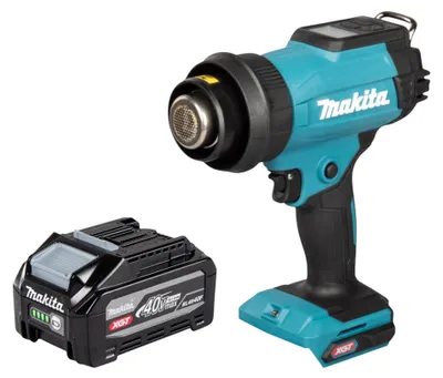 Imagen del producto de Sopladora de aire caliente con batería Makita HG 001 GZ01 40 V máx. 600 °C + maletín - sin batería, sin cargador