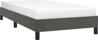 Obrázek produktu pro vidaXL Rám postele bez matrace tmavě šedý 90x200 cm sametový