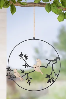 Obrázok produktu pre Žardinkový vešiak "Vtáky na vetve" V. 40 cm 69520