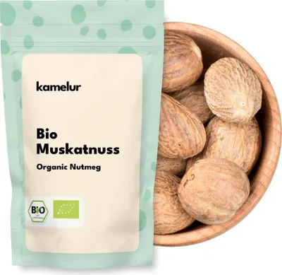 Produktbild von Kamelur® Bio Muskatnuss ganz 250 g