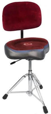 Produktbild von Roc-N-Soc Gaslift-Schlagzeughocker Sattel Rot mit Lehne