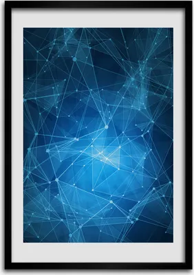 Produktbild von Bild - Bilderrahmen - Foto - 70 cm x 100 cm - MDF - Rahmen - Wandkunst - Konstellation