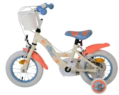 Obrázok produktu pre Detské bicykel Volare Koala pre dievčatá, 12 palcov, s dvoma ručnými brzdami, odrážkami a košíkom