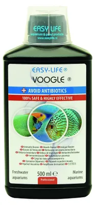 Produktbild von Krankheitsprophylaxe Easy Life Voogle 500 ml, Fischkrankheiten verhindern ohne Antibiotika, stärkt das Immunsystem, Abwe