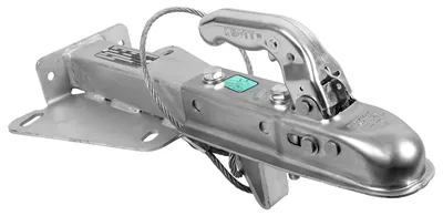 Produktbild von KNOTT K7.5-H+KZE7.5 Kugelkupplung mit Halterung und Kabel für 750 kg Anhänger mit V-förmiger Deichsel