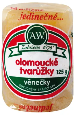 Produktbild von Echte Olomoucké tvarůžky wianuszki 125g - A.W.