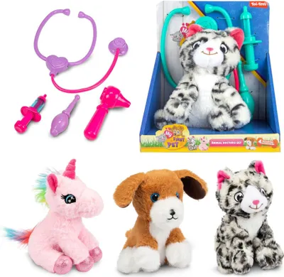 Image de Toi-Toys Peluche Vétérinaire Jouet Set câlin