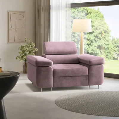 Produktbild von Masseno Polstersessel CALVO M, Loungesessel ergonomisch,  Lila