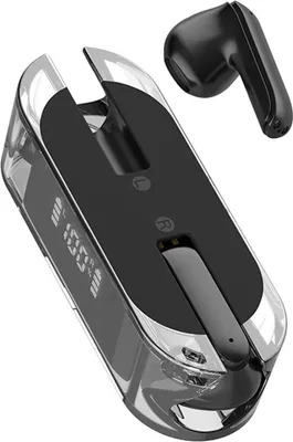 Image de Oreillette Bluetooth TM50 sans fil, version BT V5.3/conception intra-auriculaire/faible consommation d'énergie/grande capacité de la batterie, noir