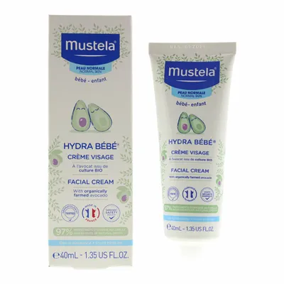 Immagine prodotto di Mustela Bebe-Enfant Crema viso Hydra Bebe con Avocado 40ml