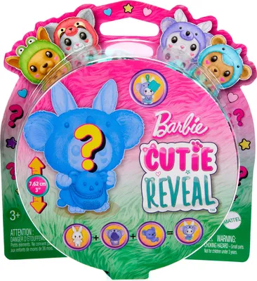 Image de Barbie Cutie Reveal Pets Costume Cuties (article assorti, une figurine) - Barbie HRK32 - (Jouets/figurines)
