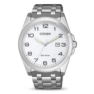 Produktbild von Citizen Herren-Uhr Eco-Drive Analog Quarz Edelstahl-Armband BM7108-81A