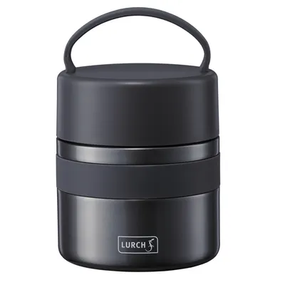 Produktbild von Lurch Iso-Pot 500 ml für heiße und kalte Speisen Grau Metallic