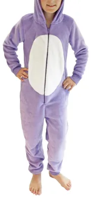 Produktbild von Kinder Karnevalskostüm Uni Jumpsuit Overall Onesie Schlafanzug in tollen Tier Motiven ; Einhorn , 116