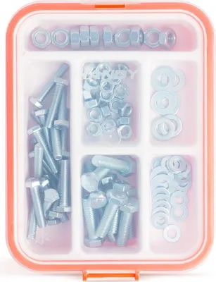 Produktbild von HANDY - Schrauben, Unterlegscheiben, Muttern M6 & M8 Set - Sortiment - 90 Stück