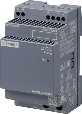 Obrázek produktu pro Siemens 6EP3322-6SB00-0AY0, Vnitřní, Vícebarevný, 230 g, 67 mm, 73 mm, 96 mm