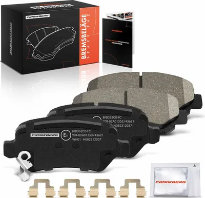Produktbild von Frankberg 4x Bremsbeläge Hinterachse für Opel Astra G Cabriolet Caravan CC Coupe Kasten/Kombi Klasseic Stufenheck