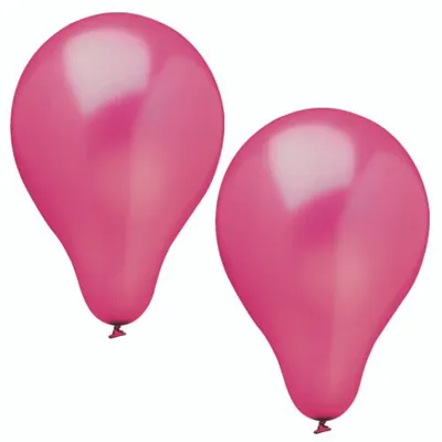 Produktbild von 10 Luftballons Ø 25 cm pink "Metallic"