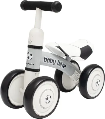 Produktbild von Baby Mix Baby Fahrrad Schwarz Weiß Fußball