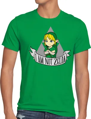 Produktbild von style3 I am not Herren T-Shirt link gamer