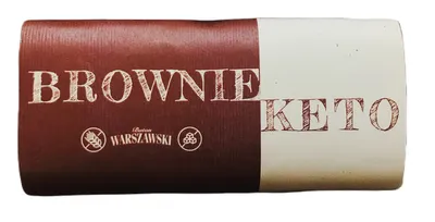 Obrázok produktu pre BROWNIE TYČINKA KETO BEZ PRIDANÉHO CUKRU, BEZLEPKOVÁ 50 g - VARŠAVA TYČINKA