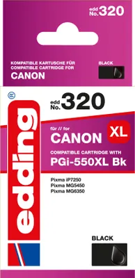 Produktbild von edding Tintenpatrone EDD-320 schwarz Canon PGI-550XL