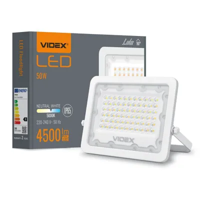 Image de Videx Projecteur LED 50W 4500lm blanc neutre 5000K aluminium IP65 120