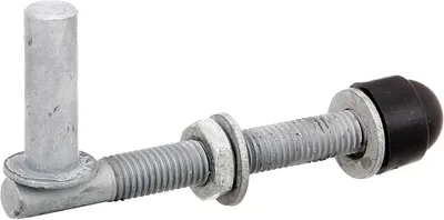 Produktbild von Alberts Kloben | ein Paar, zum Durchschrauben, verstellbar | feuerverzinkt | Dornmaß Ø13 mm | Länge 120 mm | Gewinde M12