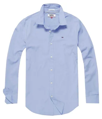 Produktbild von Tommy Jeans - Hemd für Herren, Stretch, Langärmlig GT19660 (S) (Blau)