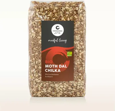 Produktbild von Cosmoveda -  Moth Dal Chilka: Mattenbohnen halbiert - 500g