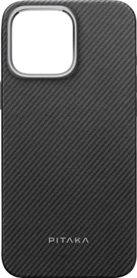 Zdjęcie produktu dla Pitaka KI1601PMPA, Pokrowiec, Apple, iPhone 16 Pro Max, 17,5 cm (6.9"), Szary, Czarny