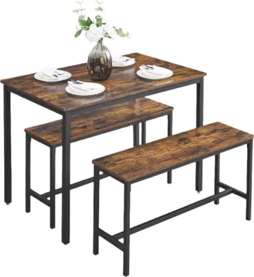 Immagine prodotto di Set da pranzo vintage – Tavolo da cucina – Salvaspazio – 110 x 70 x 75 cm