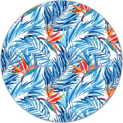 Produktbild von Glas-Herdabdeckplatte Glaskeramikkochfeld-Abdeckung Schneideplatten - 40 cm - Exotisches Tropische