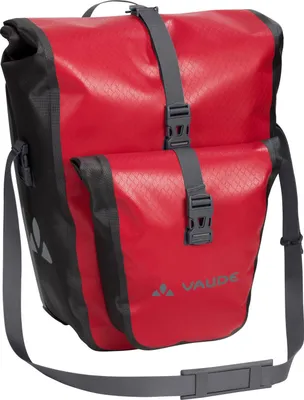 Produktbild von VAUDE Aqua Back Plus, Hinten, Fahrradtasche, Polyamid, Polyester, Polyurethan, Schwarz, Grau, Rot, 51 l, 25 kg