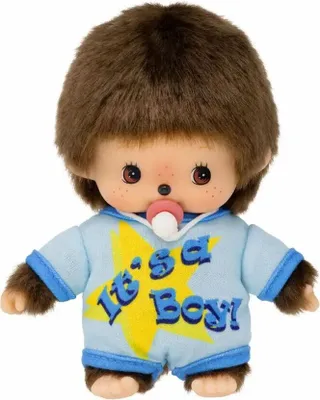 Obrázek produktu pro Bebichhichi | Junge Baby | It´s a Boy | 13 cm | Monchhichi Puppe