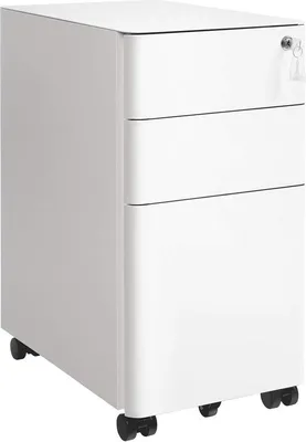 Image de Caisson à roulettes avec serrure pour documents A4
