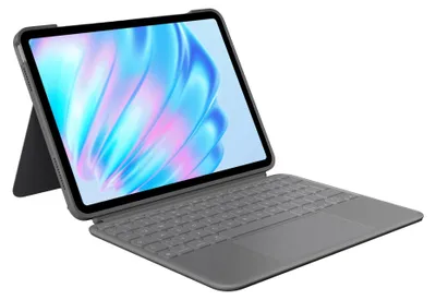 Produktbild von Logitech Combo Touch, QWERTZ, Deutsch, Trackpad, 1,8 cm, 1 mm, Apple