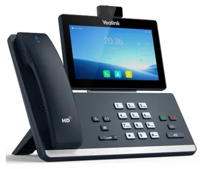 Produktbild von Yealink SIP-T58W PRO, IP-Telefon, Grau, Kabelloses Mobilteil, Im Band, Außerhalb des Bandes, SIP-Info, 1000 Eintragungen, LCD